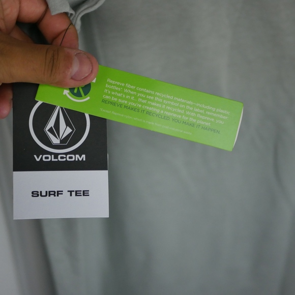 Volcom Surfin Tee Cement Grey - Picture 6 of 6